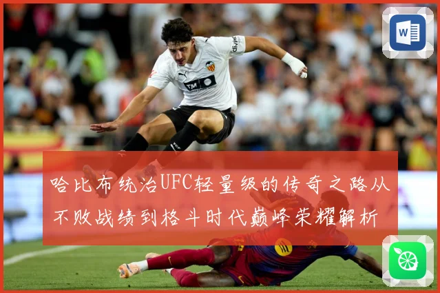 哈比布统治UFC轻量级的传奇之路从不败战绩到格斗时代巅峰荣耀解析：最新赛事动态与深度分析